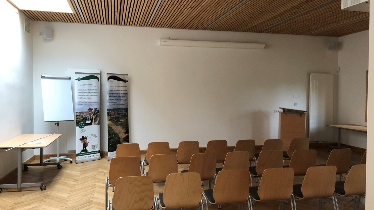 Waldsaal der Waldvilla im forum natura Jena